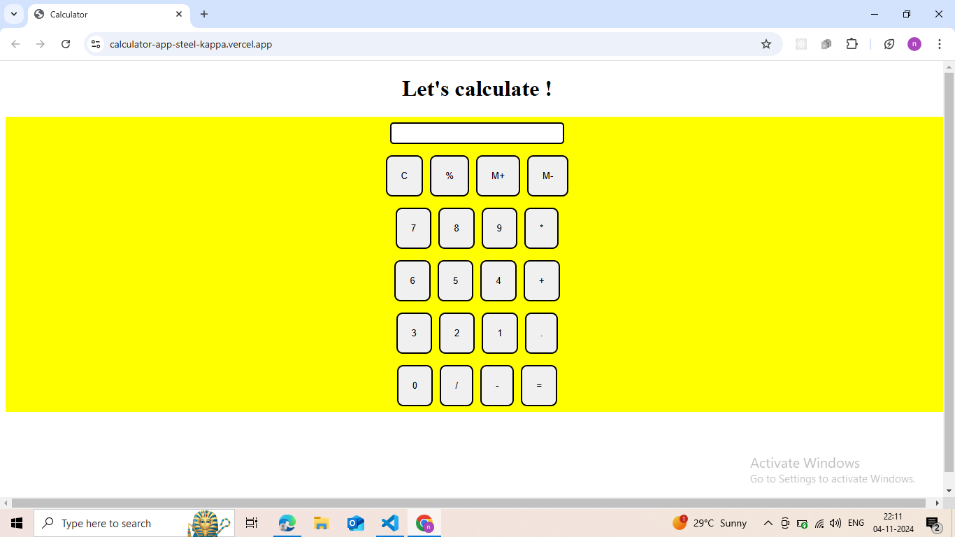 Calculator Application